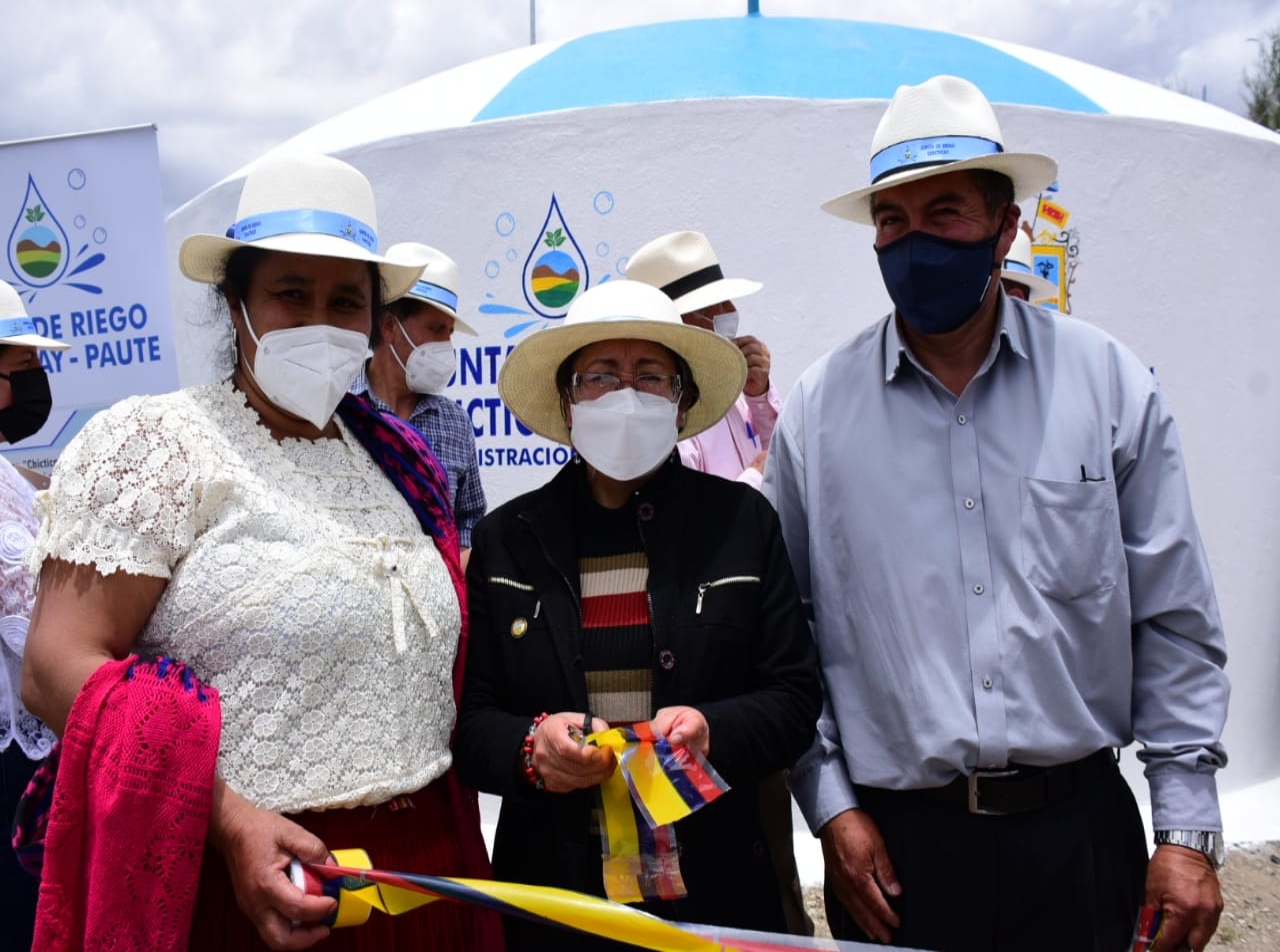 INAUGURACIÓN DE DOS PROYECTOS DE RIEGO EN PAUTE