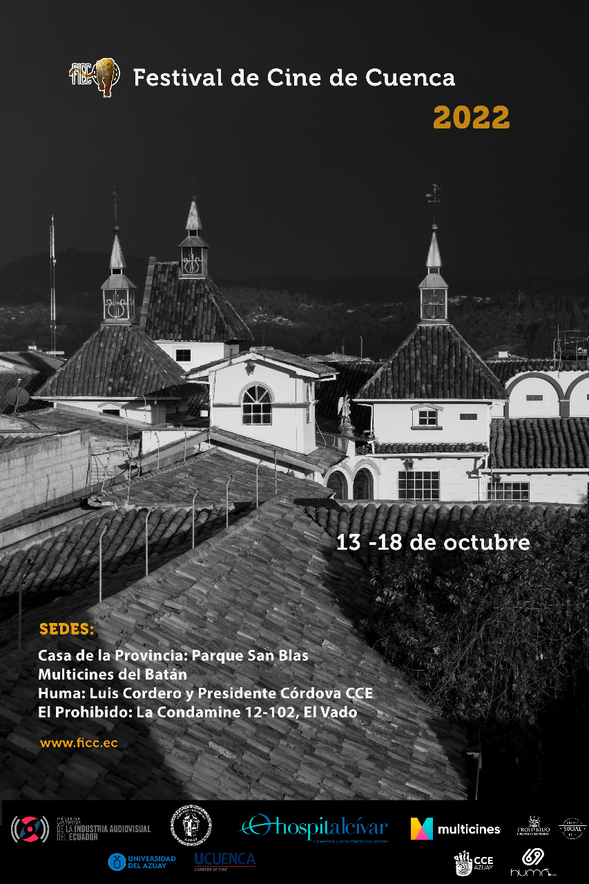 Festival de Cine de Cuenca – FICC se desarrollará del 13 al 18 de octubre en seis espacios de la ciudad y con 30 funciones en sala
