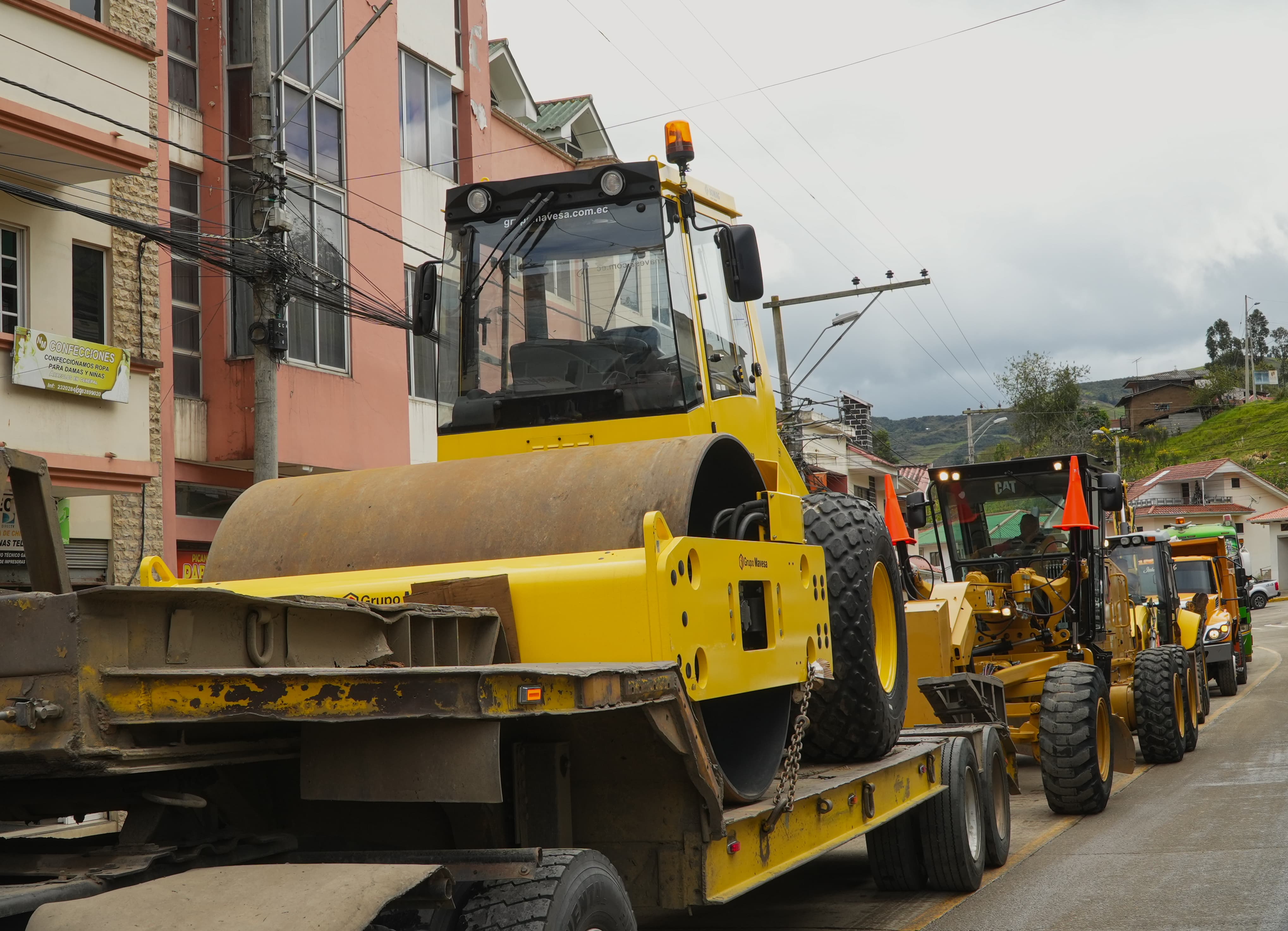 Más de 1´400.000 dólares de inversión para obras viales y maquinaria en la parroquia Cumbe