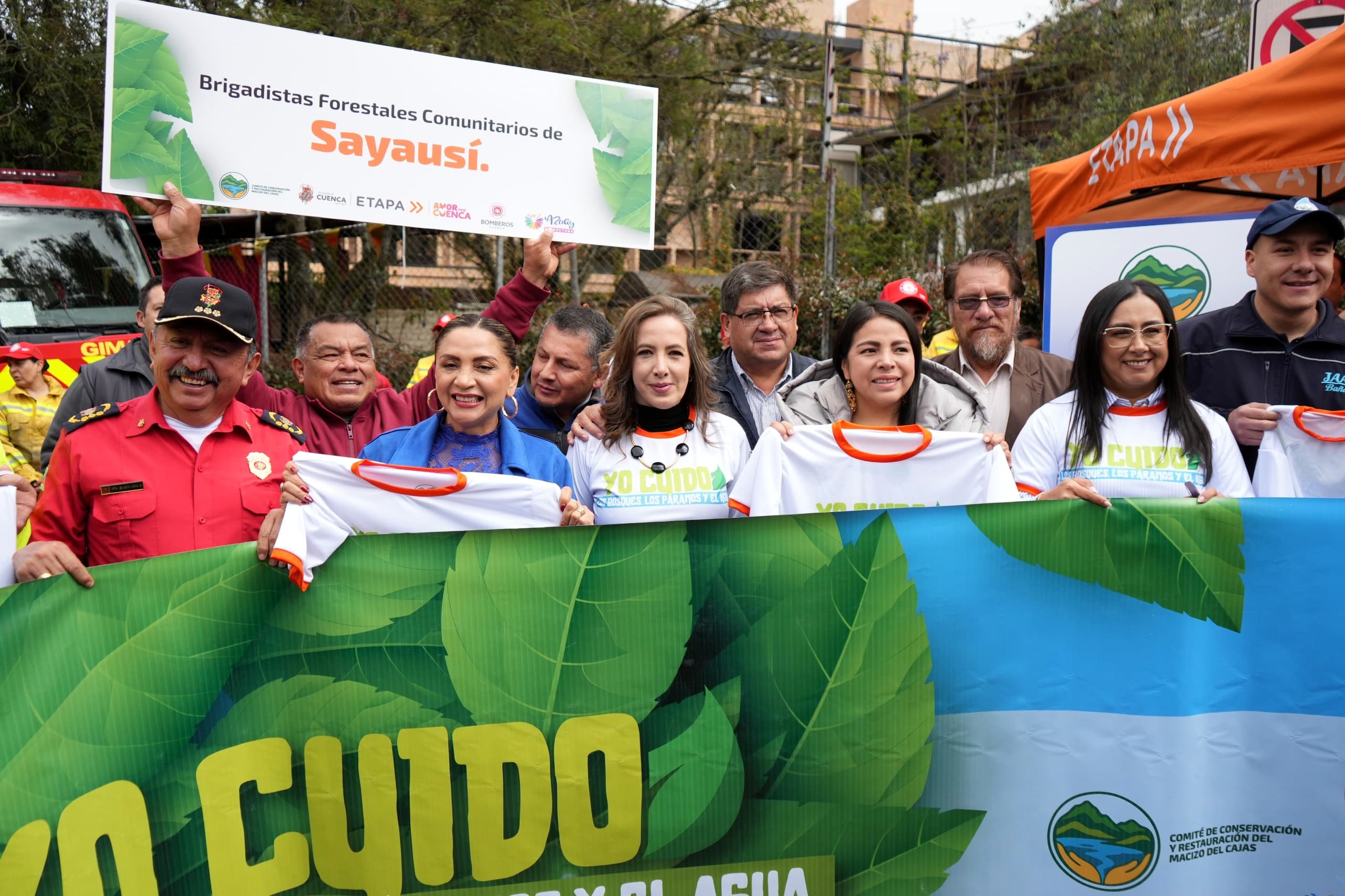 La Prefectura del Azuay se suma a la campaña interinstitucional “Yo cuido los bosques, los páramos y el agua”